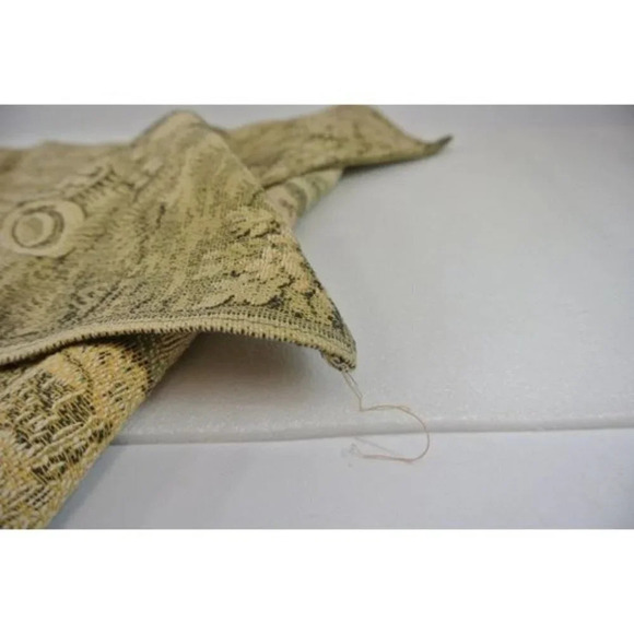 Tapestry Woven Table Runner w/ Dog and Children Scene  Vintage - Picture 5 of 7